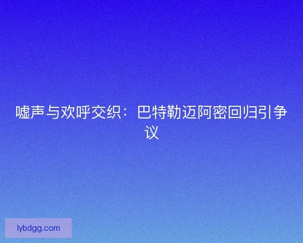 嘘声与欢呼交织：巴特勒迈阿密回归引争议